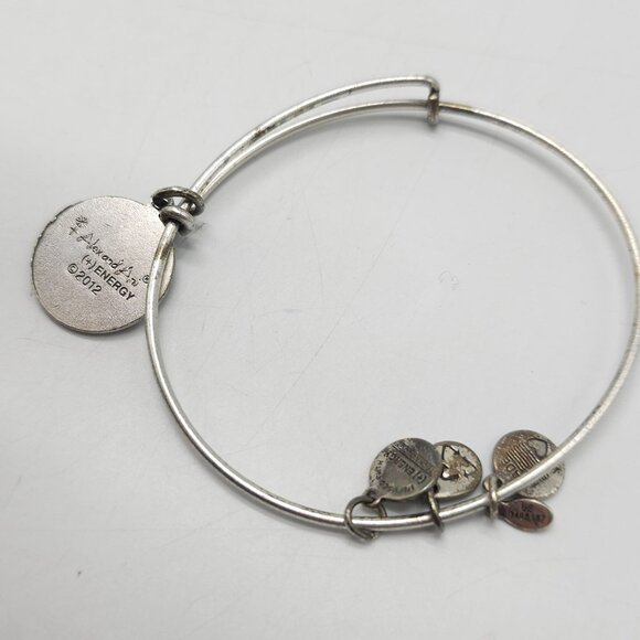 Alex and Ani San Francisco Charm Bangle Bracelet in Silver-Tone Finish - Picture 3 of 5